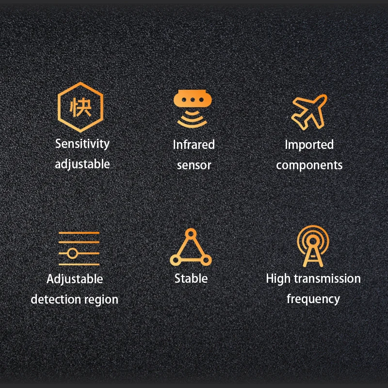 Porta automática Operação Anti-Pinch Sensor, Sensor Infravermelho Ativo, Adequado para Várias Cenas, YS107
