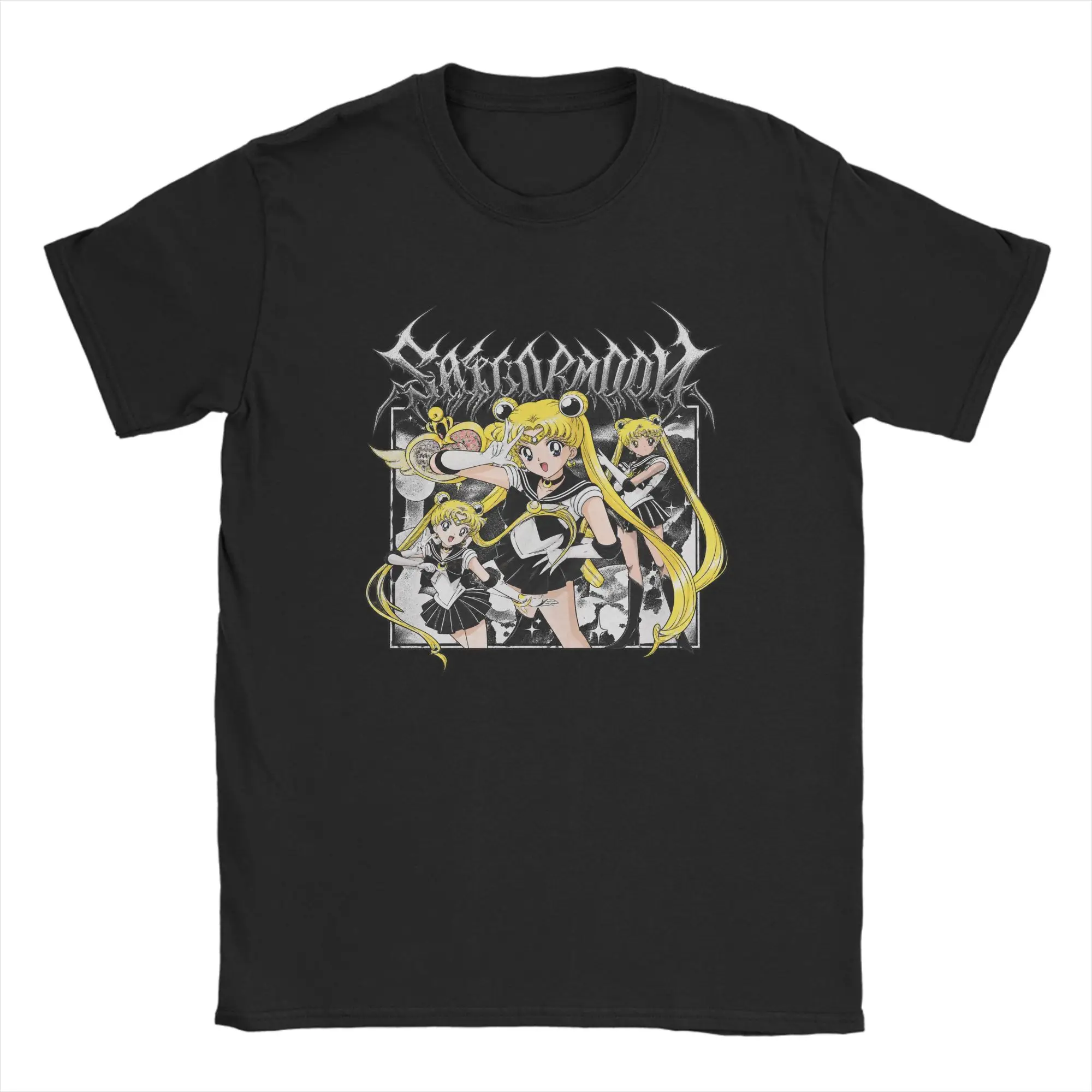 Sailors Moons Usagi Tsukino Anime T Shirt Male  Y2K Funny T Shirts Summer Crewneck Fashion Tee Shirt Casual Plus Size Tops