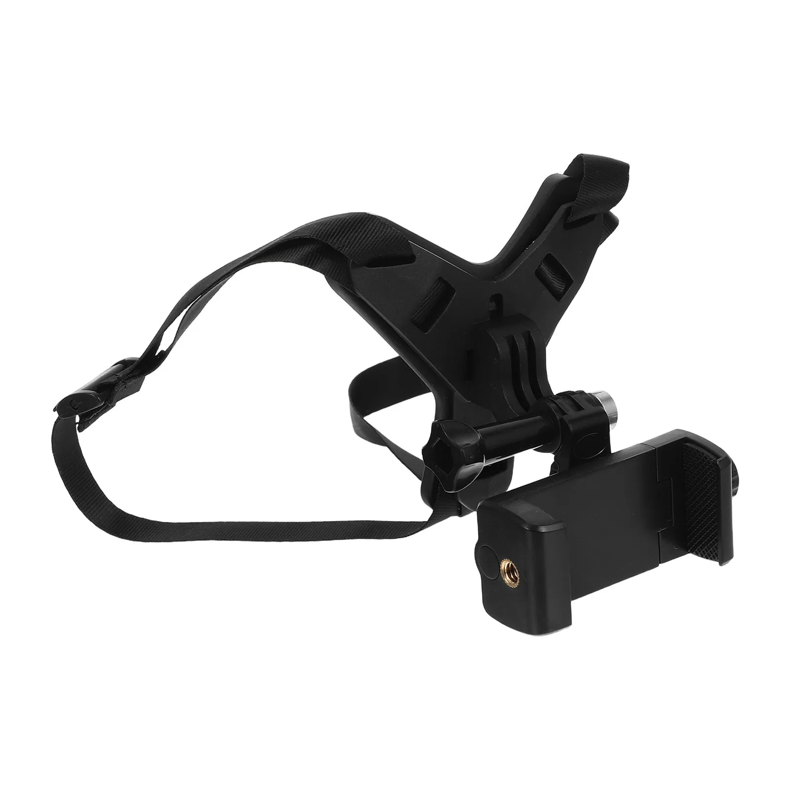 

Mount for Phone Camera - Buckle Chin Strap Design - Secure Vibration Resistant Fit for Motorbike Cycling Navigation