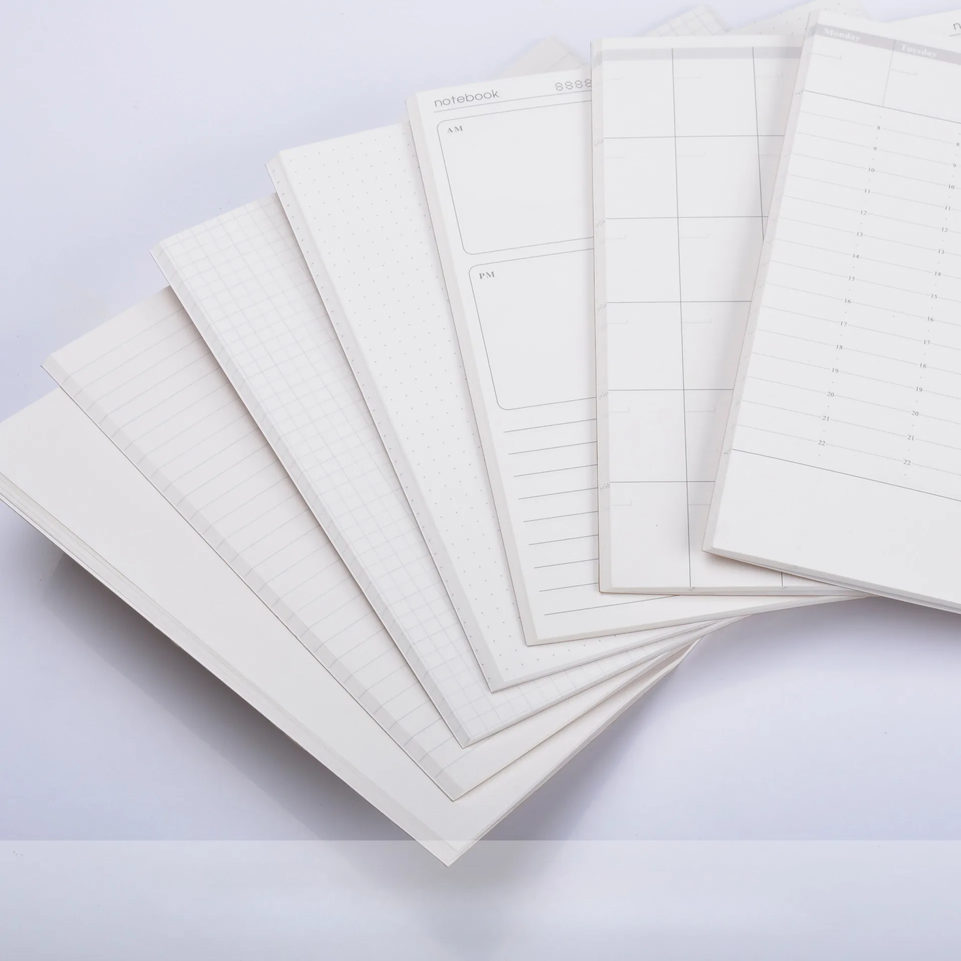 TN Notebook Replacement Pages Creative DIY Journal Material Student Supplies Stationery