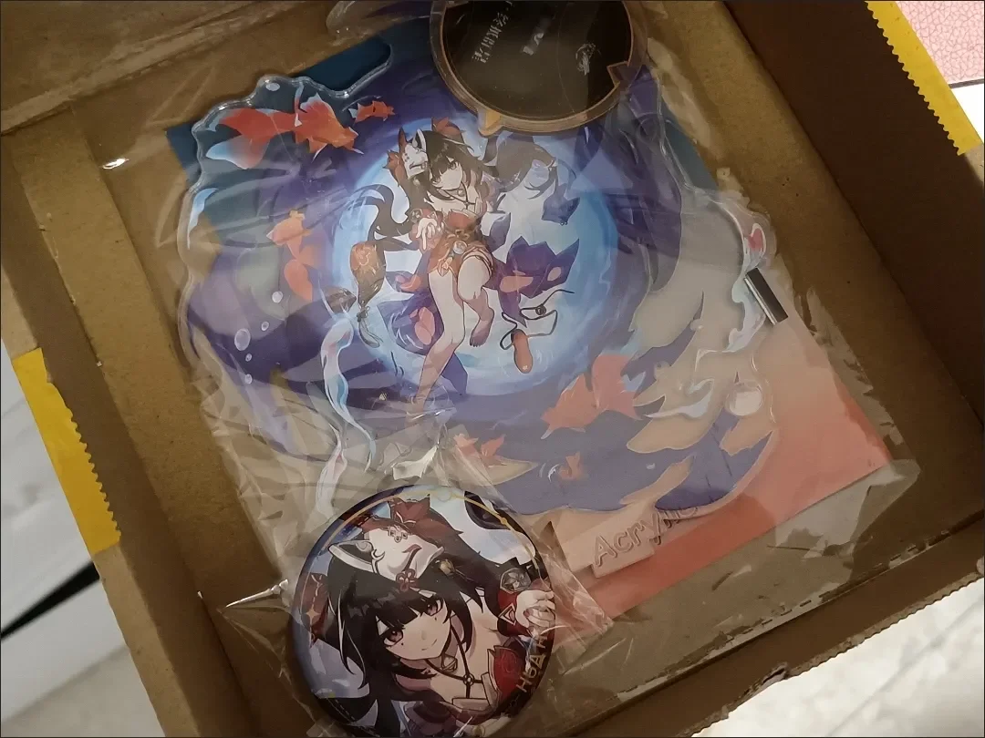 Honkai-Star Rail Game Set, brilho acrílico Stand, crachá, alta qualidade