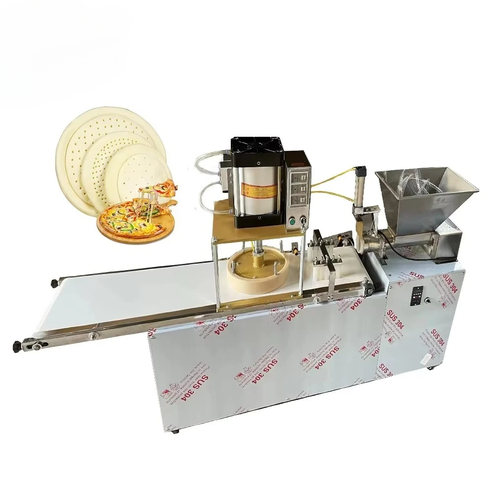 Pizza Crust Making Machine Mooncake Automatic Press Machine Pastry Cookie Bread Mooncake Press Molding Machine