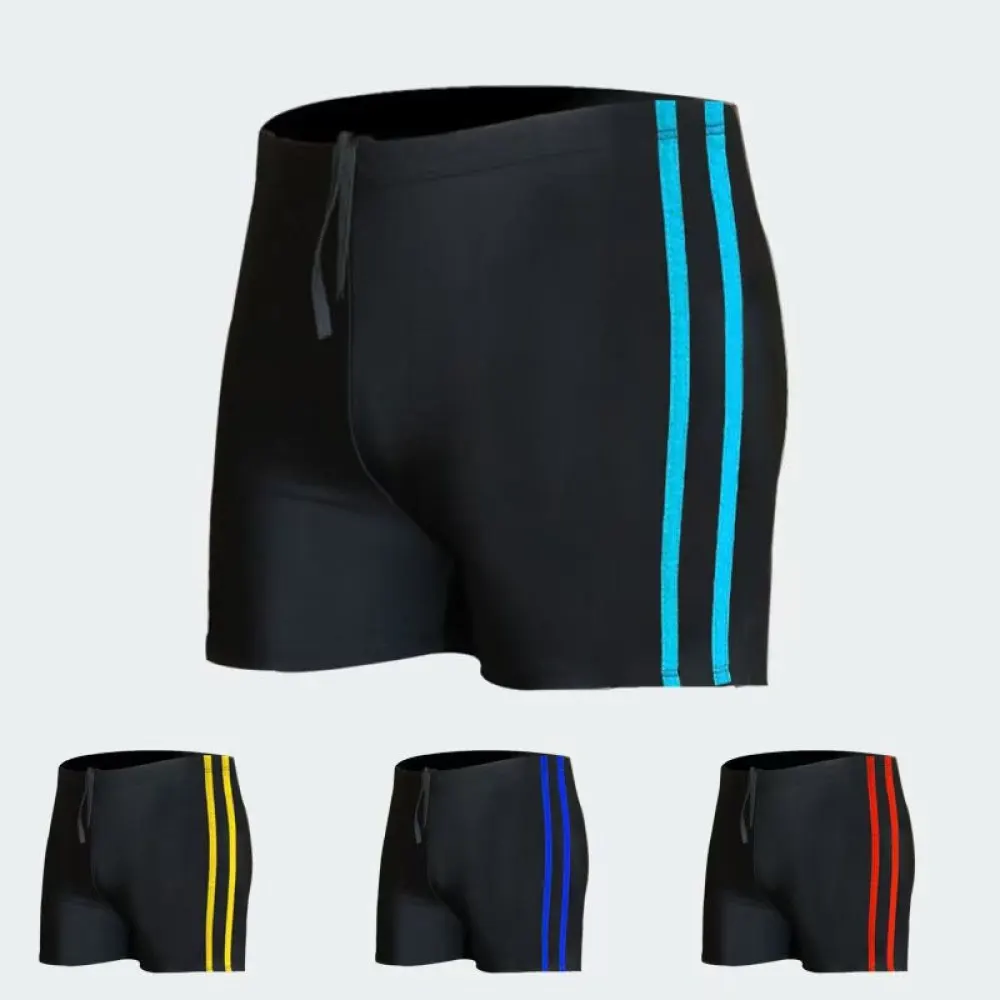 Plus Size Mens Swim Shorts Quick Dry Beachwear Comfortable Boxer Briefs For Swimming Hot Spring Vacation Sport