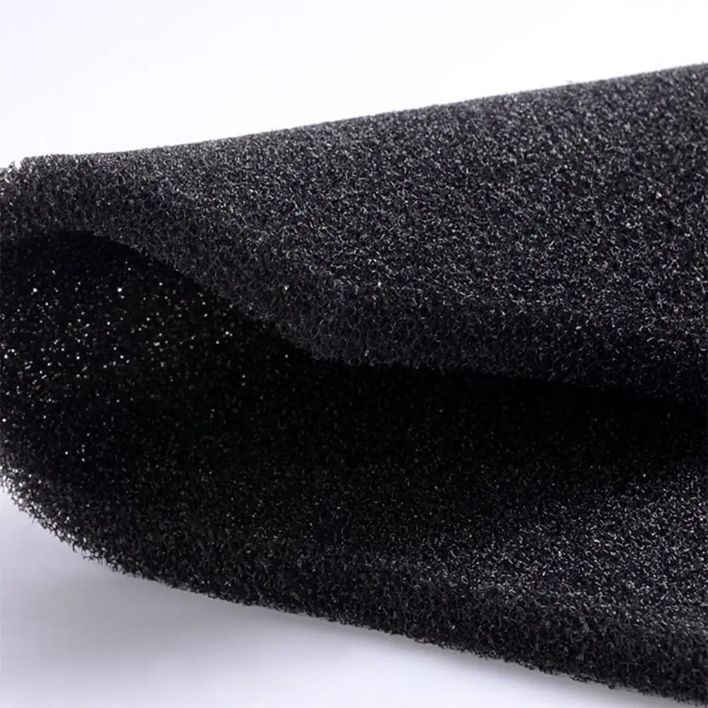 1 PCS Fish Aquarium Purified Filter Black Biochemical Foam Aquarium Pond Sponge Filtration Pad Material