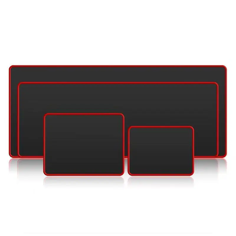 1PCS office electronic sports game mouse pad large size thick simple black desk mat precision lock edge