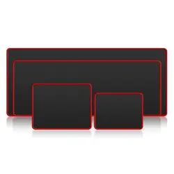 1PCS office electronic sports game mouse pad large size thick simple black desk mat precision lock edge
