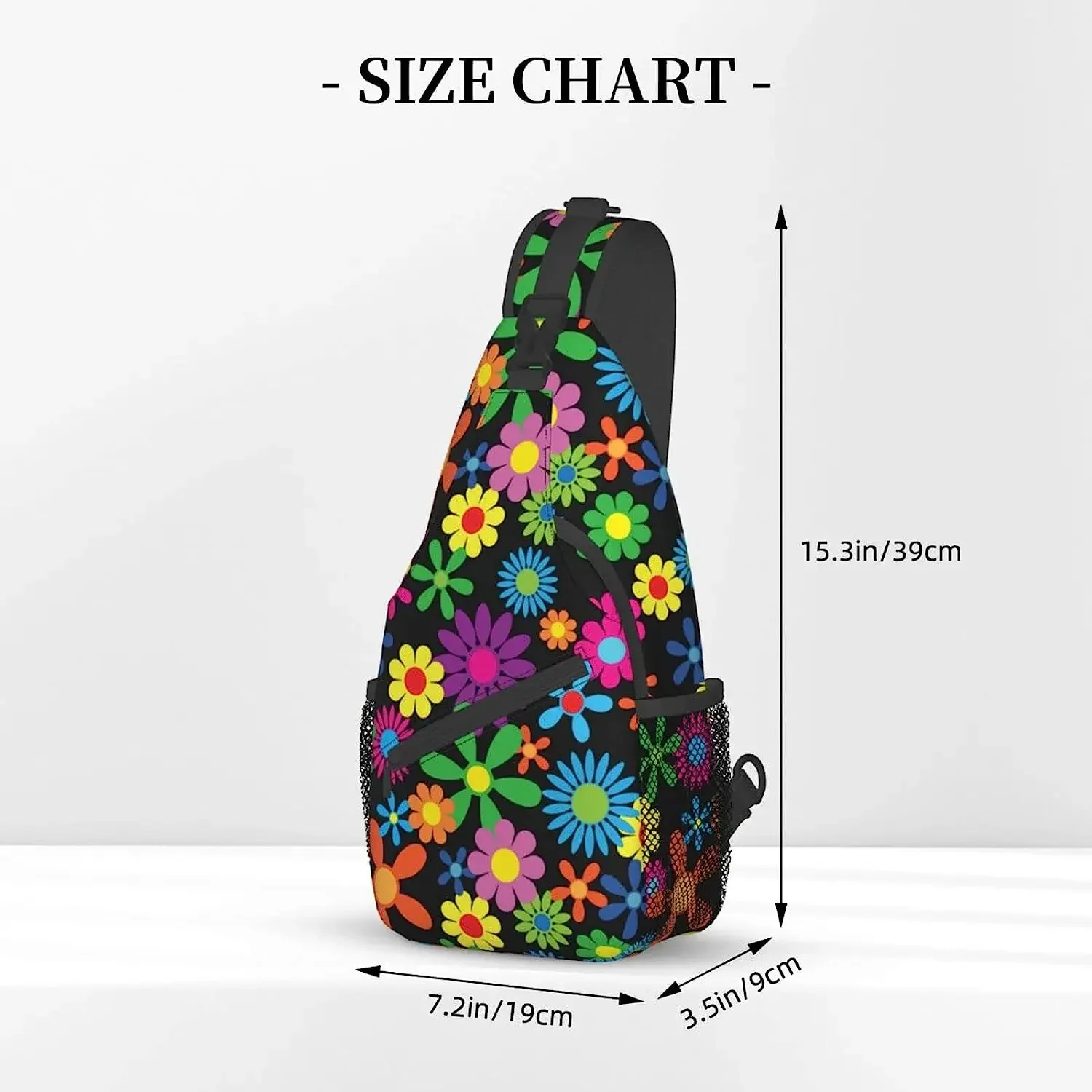 Colorful Dark Background Leisure Backpack for Men and Women Can Accommodate Cosmetics Mobile Phone Folder and So On