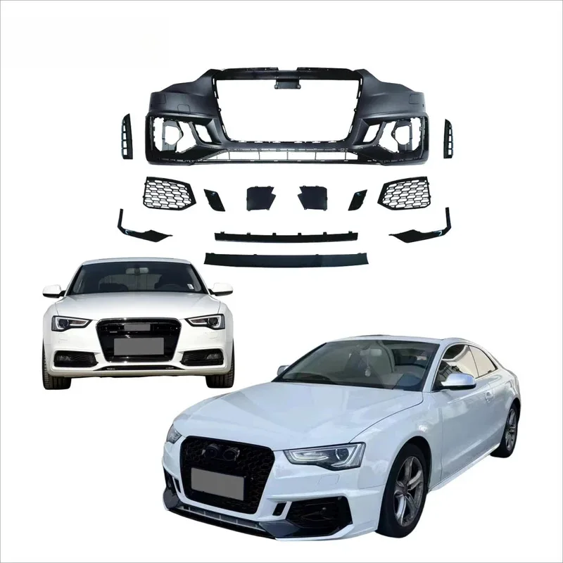 

2012-2016 A5 & RS5 2017-2020 Facelift Bodykit New Condition Front Bumper Grille PP Material Car Body Upgrade for A5