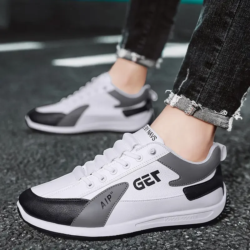Man Shoe Flat Fashion 2024 Casual Shoes For Men Breathable Sneakers Hiking Cheap Liquidation Size 45 Korean Style Offer Deals image 4