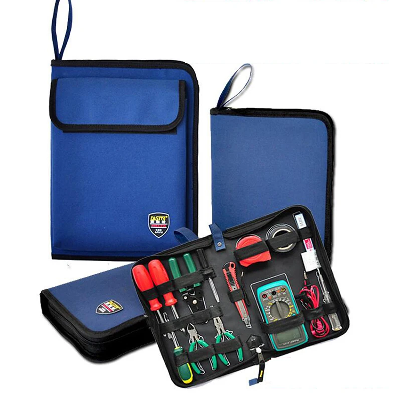 Waterproof Electrician Tool Bag Portable Electrician Hard Plate Tool Storage Case Multifunctional Organizer Hardware Toolbag