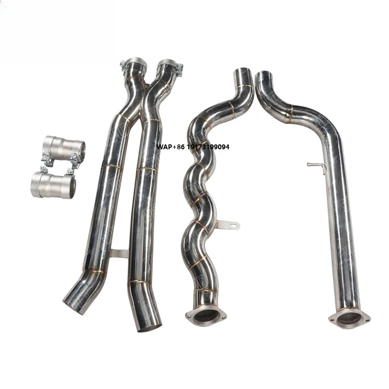 

Mid Pipes for S58 G80 G82 G87 M3 M4 M2 3.0T X Pipe Shape Equal Length Midpipe