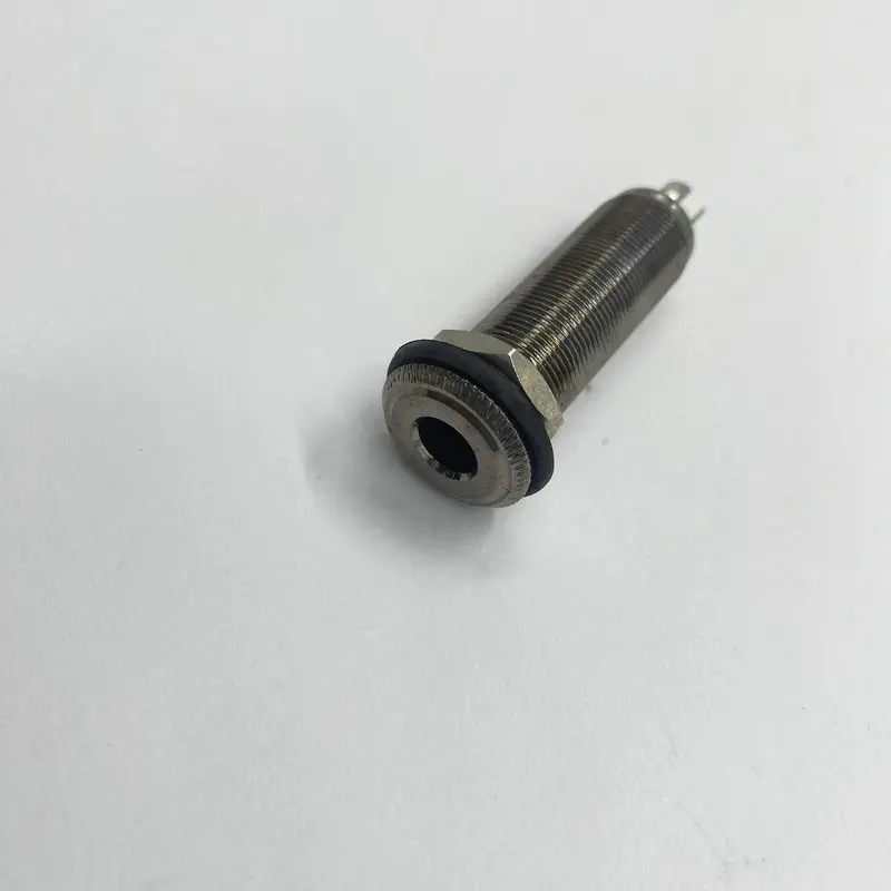 Korean Made Electric Guitar Bass Parts 6.35mm Stereo Output Input 1/4 Inch Threaded Cylinder Jack Plug Socket