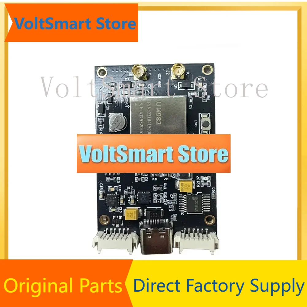 VoltSRS232 RS458 RTK UM982 Development Board Drive Free Car Navigation System Centimeter-level Differential Dual-Antenna GNSS Mo