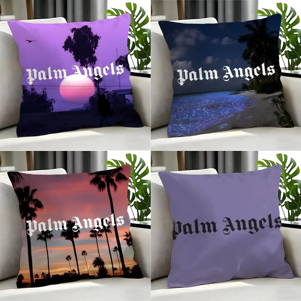 brand Palm Angels Cushion Cover Cushion Cover Set 4Pcs 50x50 45x45 40x40 Pillowcase Decorative Sofa Home Decor
