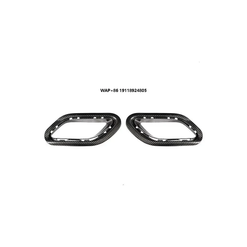 

New Wet Carbon Fiber Rear Bumper Vent Diffuser for 911 991.2 2017-2019 OE Style Replacement Airflow Upgrade