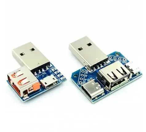 USB Male to Type-C Micro USB Adapter XY-USB4 MINGWUDIANZI