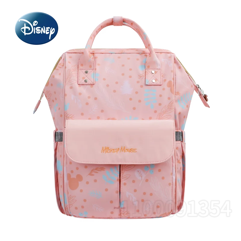 Disney Mickey\'s New Diaper Bag Backpack Cartoon Cute Baby Bag Multifunctional Baby Diaper Bag Luxury Brand Original Backpack