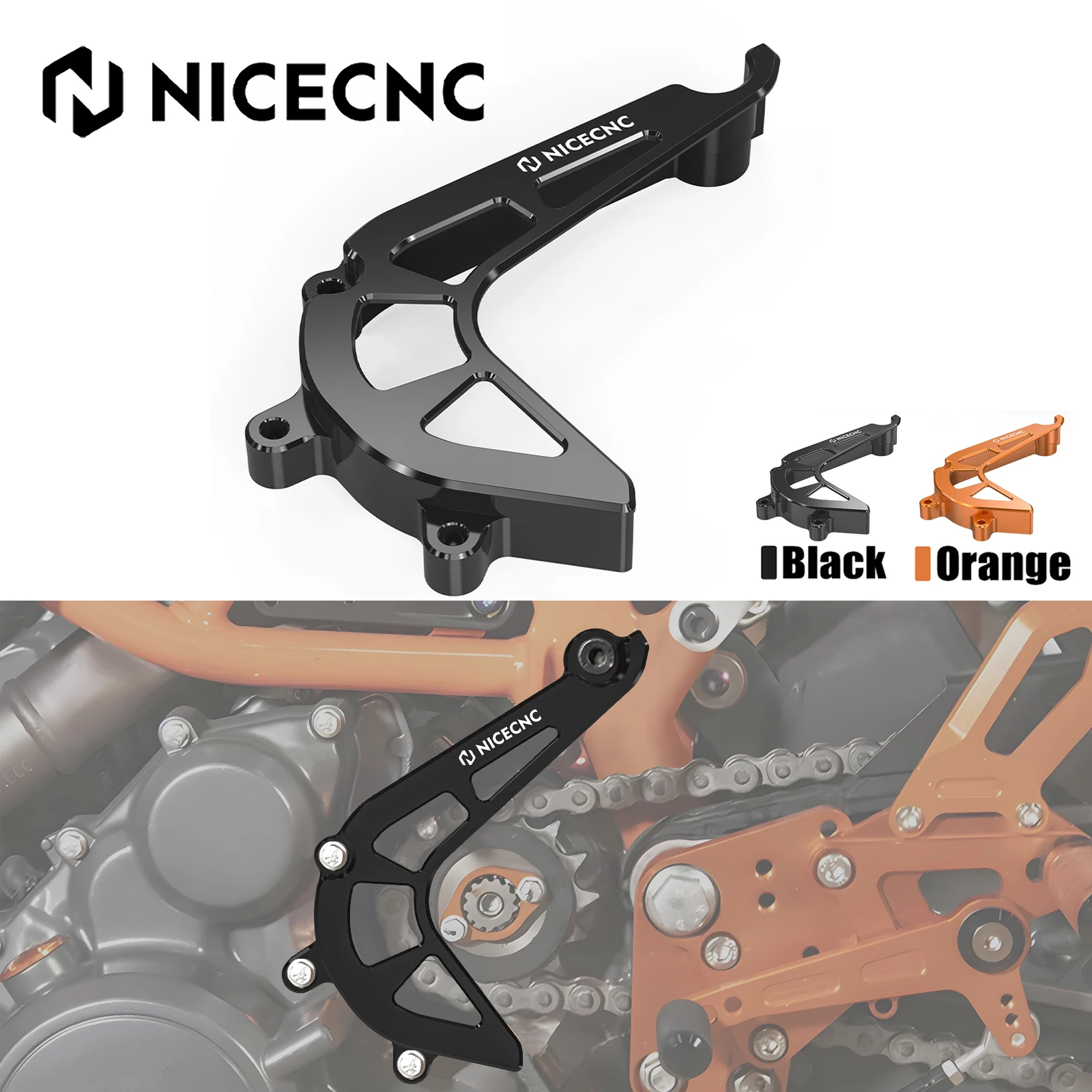 For 2020-2024 KTM 390 Adventure Chain Guard Sprocket Cover Case Saver 390 Duke 2017-2023 390 Duke/Adventure 390 Adv Duke390