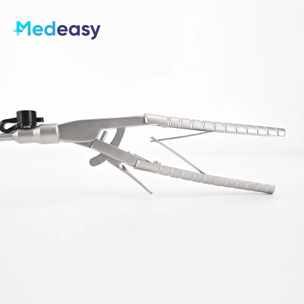 Medical Use Laparoscopic Needle Holder 5x330mm with V Type Handle