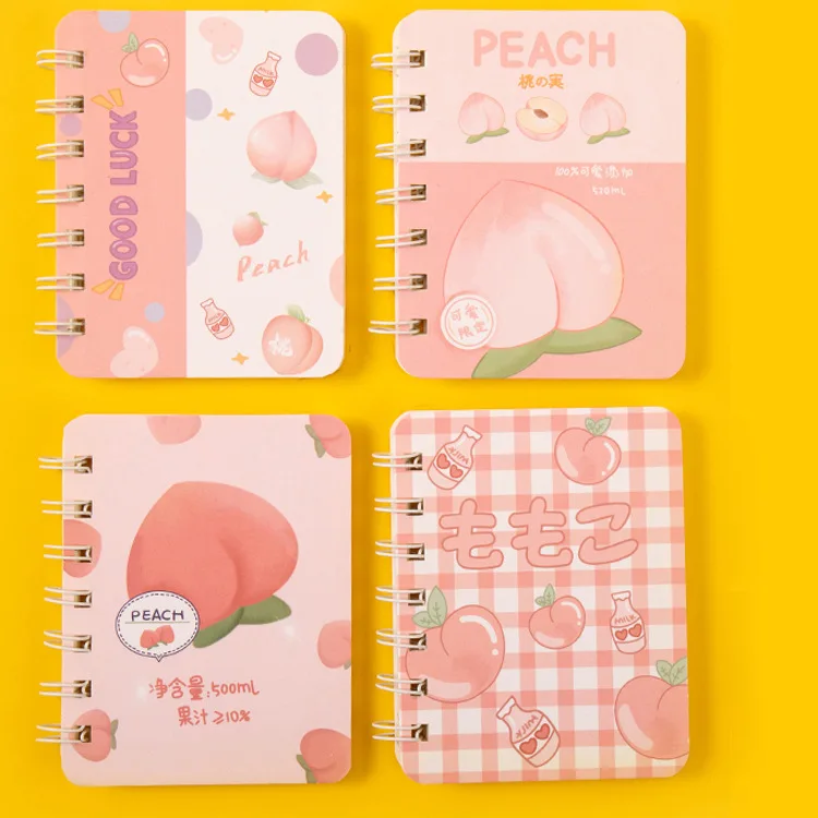 Creative Fun Animal Pocket Mini Coil Notebook, Notebook Student, Diário Portátil, Writing Pads, Material Escolar, Livro, Escritório, 10 pcs