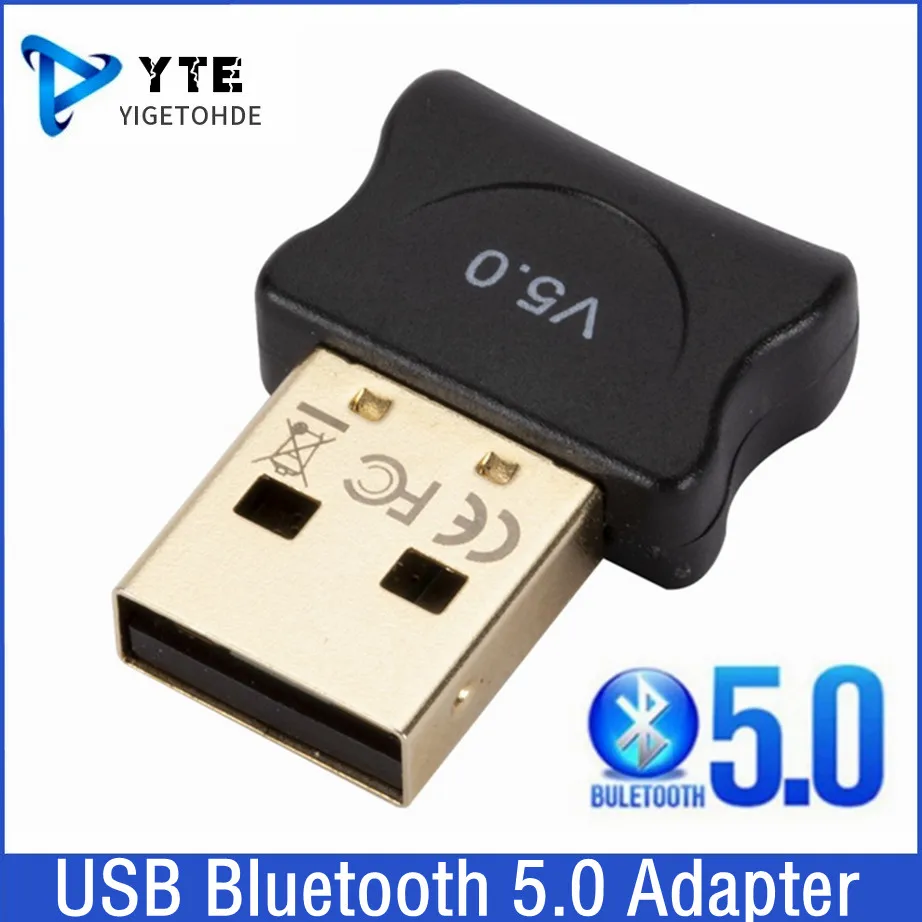 

5.0 Bluetooth-compatible Adapter USB Transmitter For Pc Computer Receptor Laptop Earphone Audio Printer Data Dongle Receiver