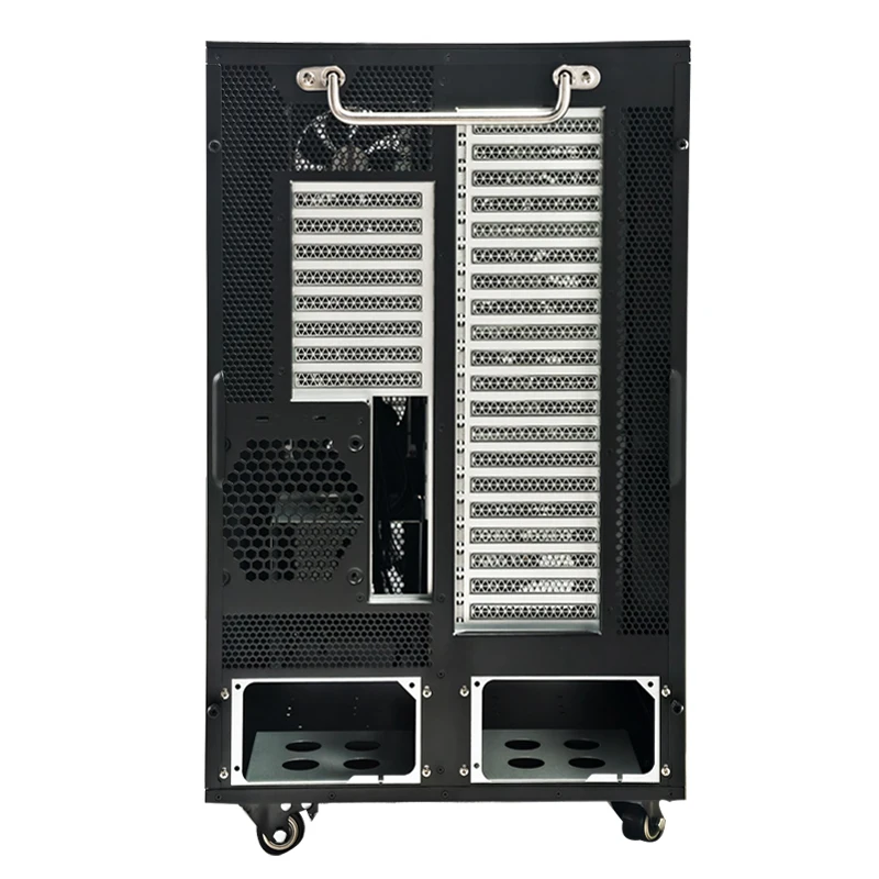 A46 double tower GPU server chassis 4 cards 4090 simulation rendering AI deep learning double 360 water cooling