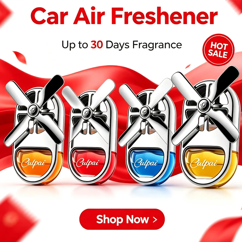 Windmill Car Vent Clip Air Freshener Up to 30 Days Long Lasting Fragrance Auto Interior Aroma Perfume Ornament for All Cars SUVs