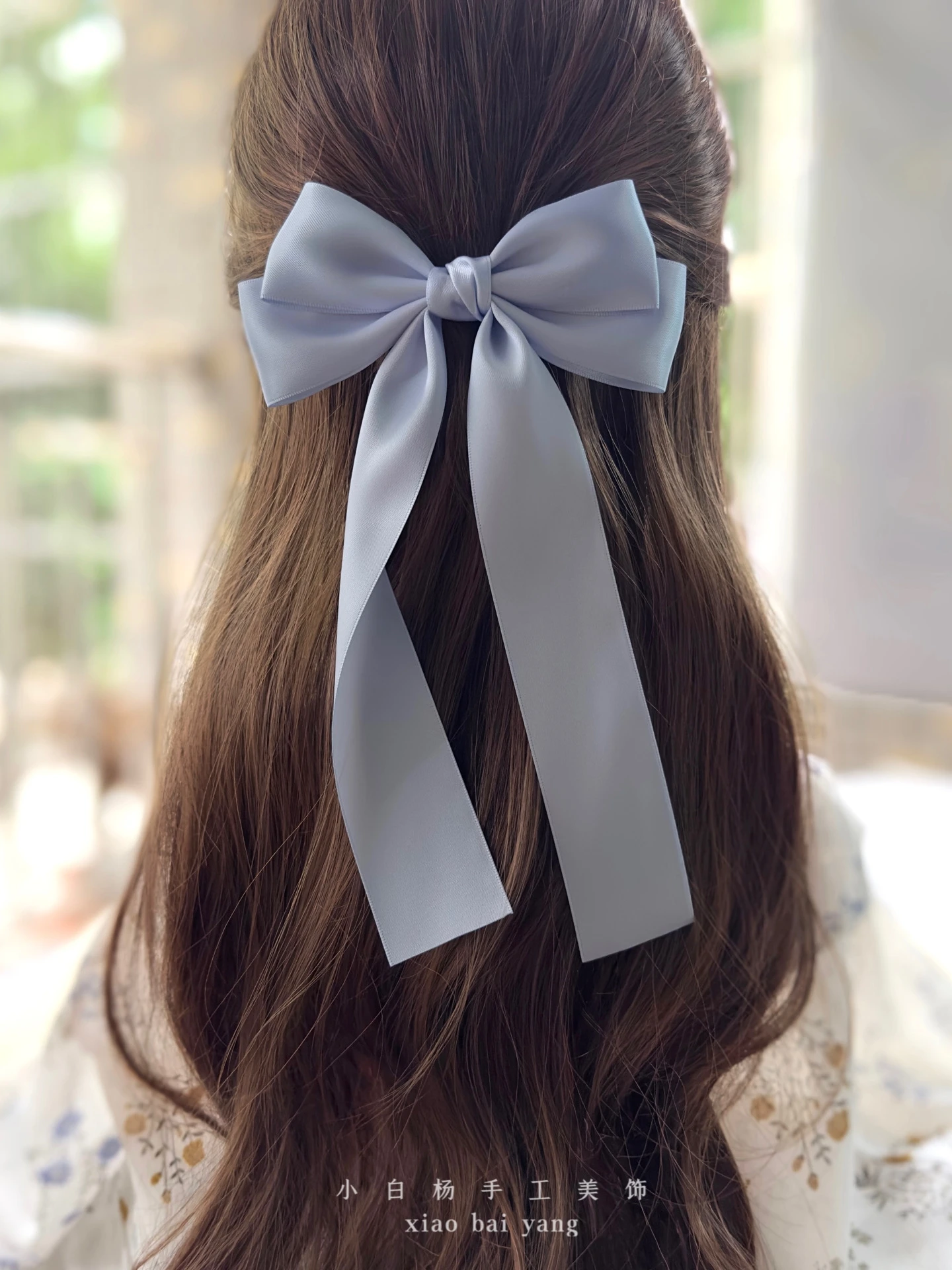 Korean Style Fashion Fabric Hair Bow Hairpin For Women Girls Ribbon Hair Clips Bowknot Spring Clip Female Hair Accessories