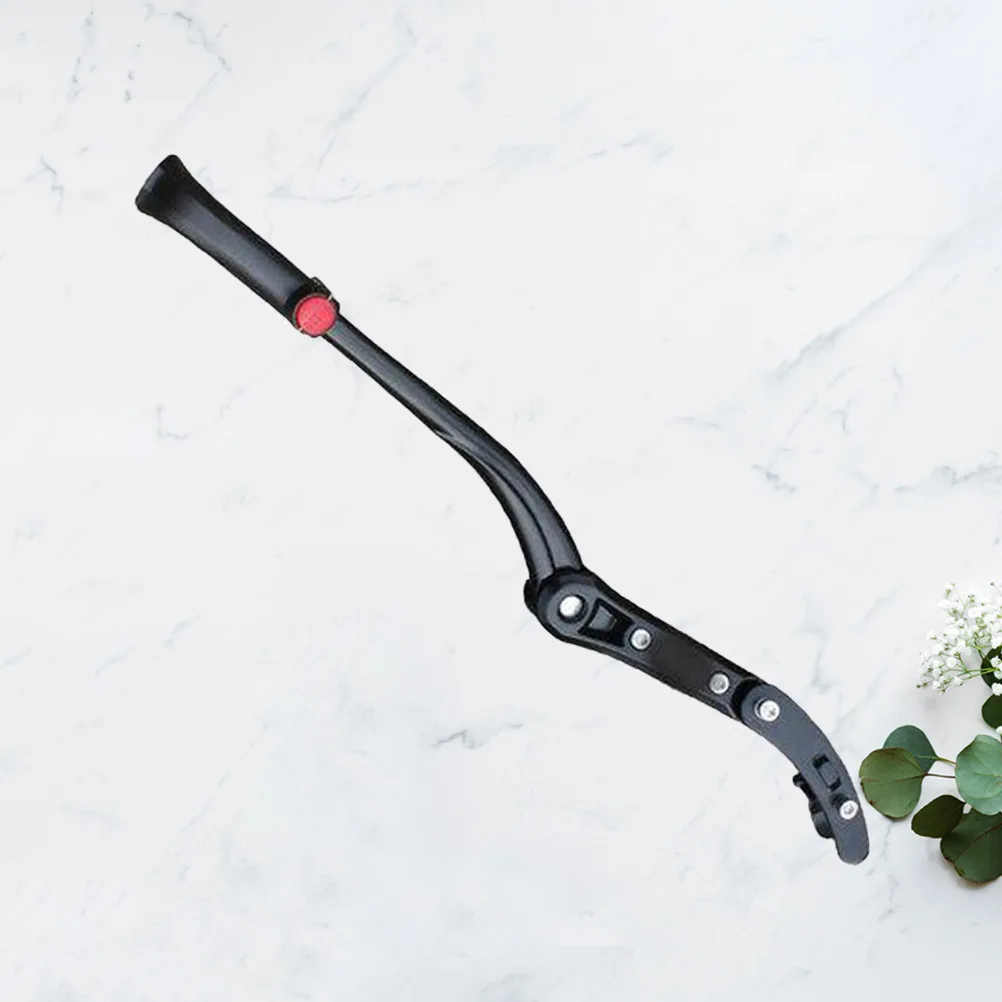 

Bike Kickstand Adjustable Single Side Stand Black Premium Aluminum Alloy Folding Support Rear Mount for Mountain Road Folding