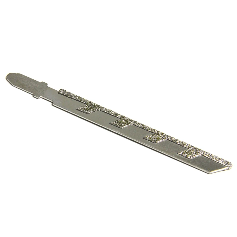AC88 5Pcs 4 Inch T Shank Jigsaw Blades Diamond Coated for Granite Tile Masonry Cutting Power Tools Accessories