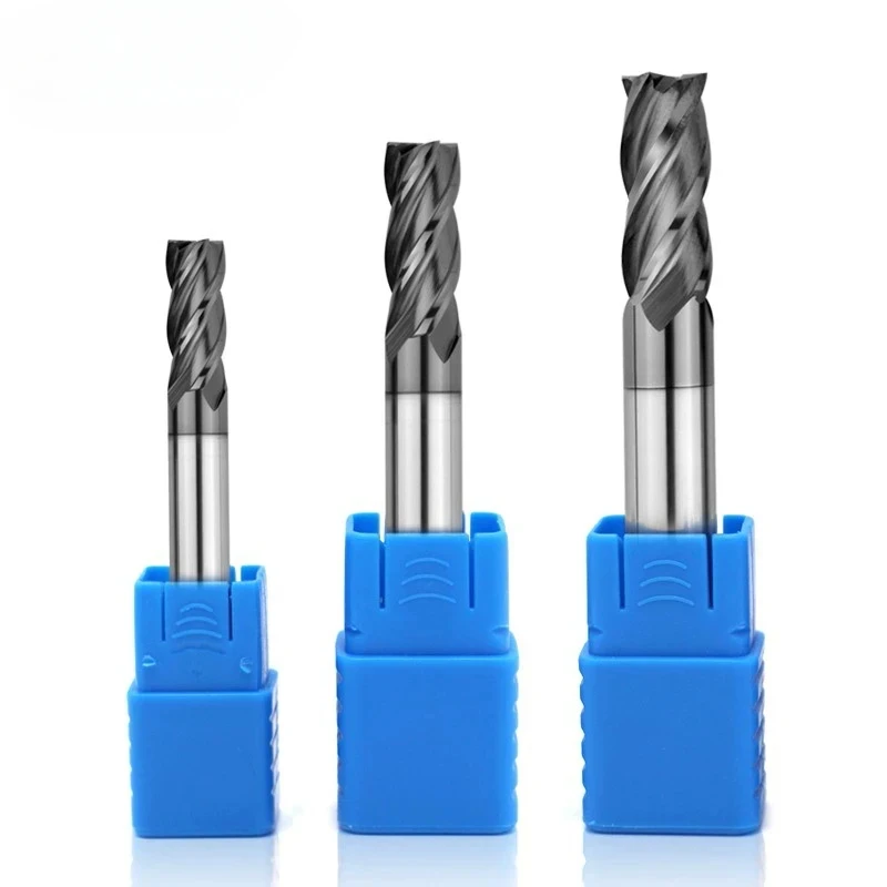 Milling Cutter Hrc50 4-Flute End mill Alloy Tungsten Steel Cnc Making Wholesale Top Milling Machine Tools For Steel Woodworking