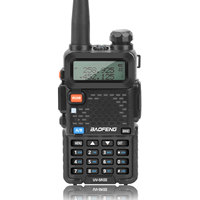 Baofeng UV-5RIII Tri-Band Walkie Talkie 136-174MHz 200-260MHz 400-520MHz VOX FM 5W 128Ch with Flashlight Earphone