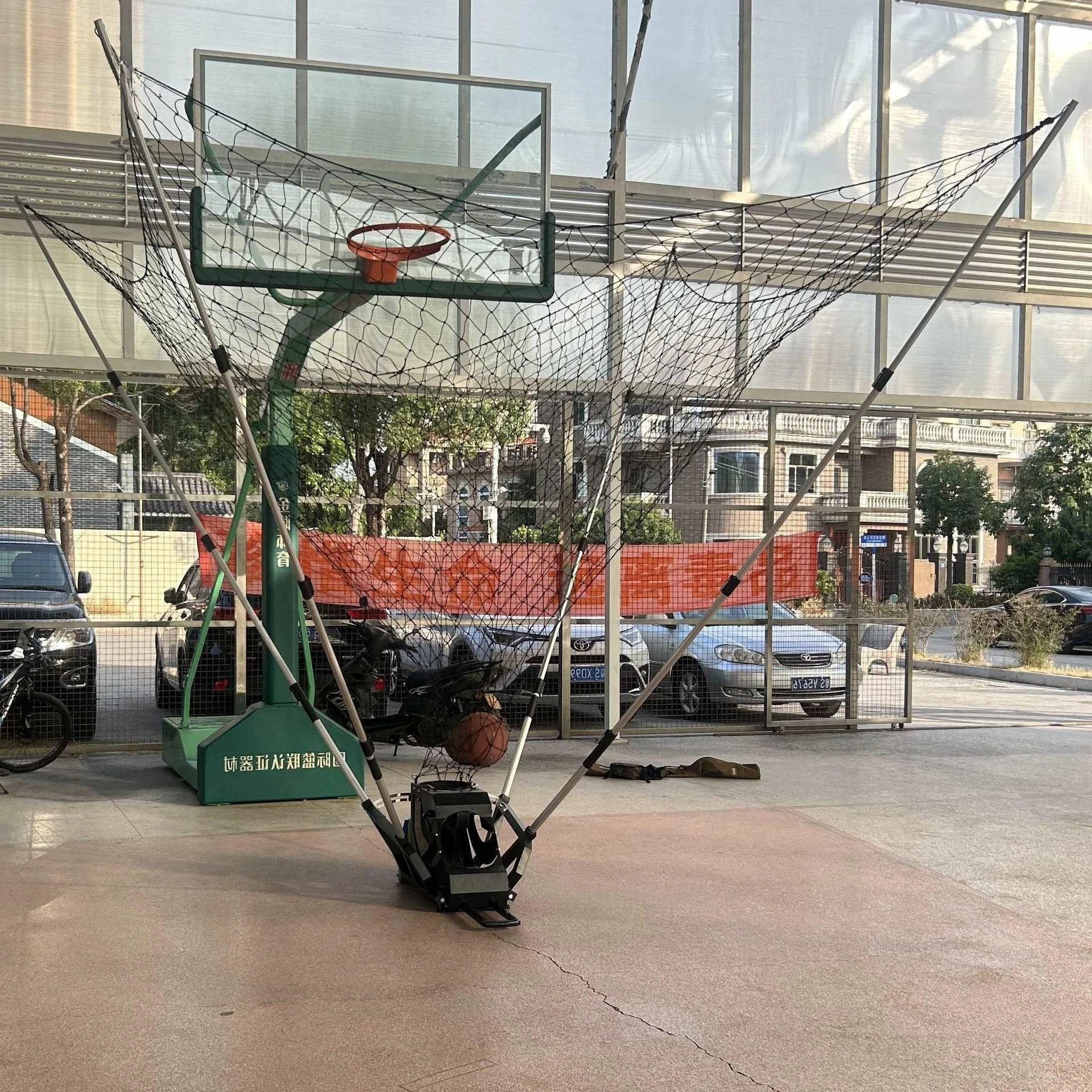 Shooting machine two or three points free pick-up car portable shooting trainer