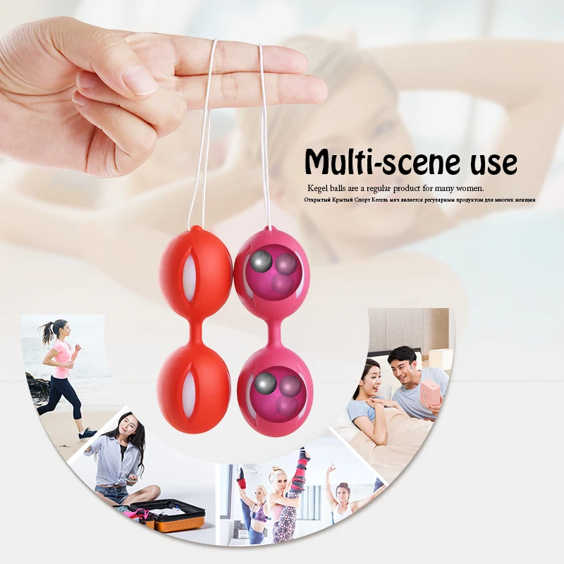 Smart Silicone Ball Vibrator Kegel Ball Vagina Tighten Exercise Machine Sex Toy G-Spot Vibration for Women Masturbator Massage