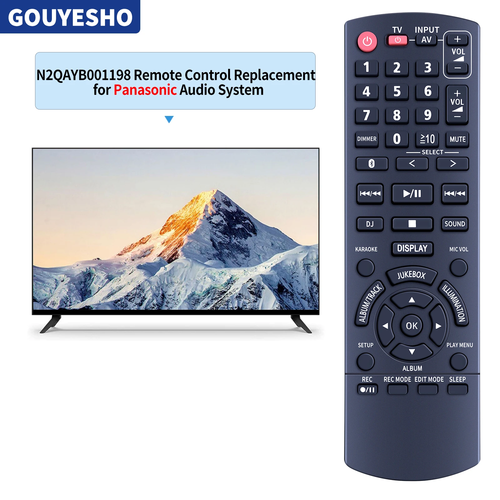 Nowy N2QAYB001198 do zdalnego sterowania SC-UA70 SA-MAX3500 systemu Audio Panasonic