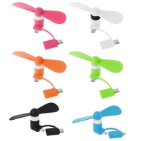 Mini  USB Fan Cooler Type C Removable  Gadgets Low Power for Mobile Power Phone PC Laptop Cooler