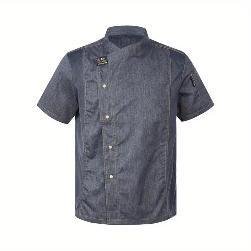 Chef Jacket Coat Cook Hotel Restaurant Canteen Cake Shop Cafe Shirt Cooking Costume Food Service Kitchen