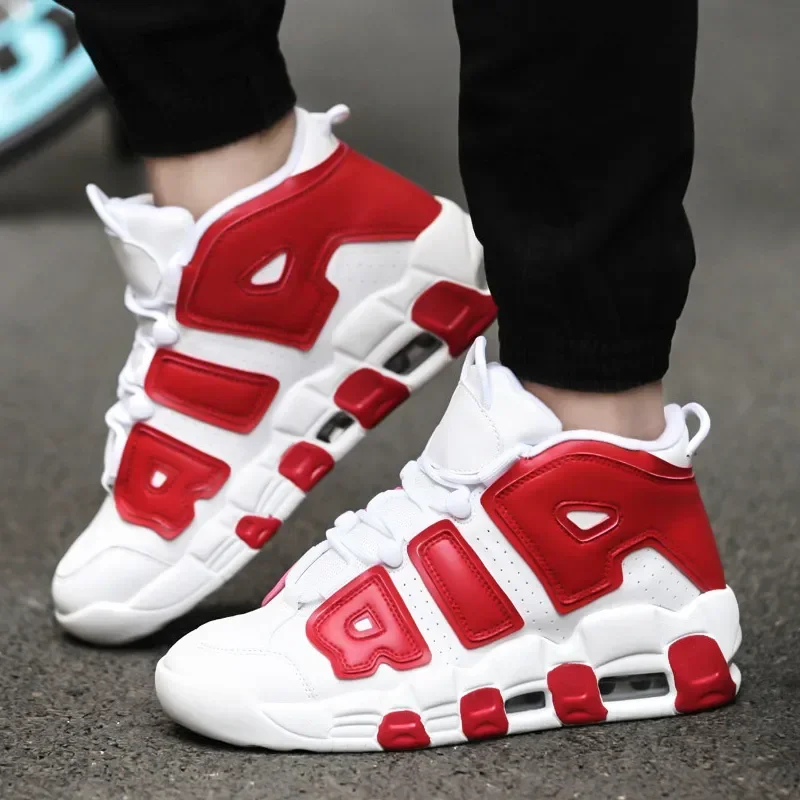 

Running Shoes 2024 Men Sneakers High Top AIR Casual Sprots Basketball Shoes Field Fashion Couple Tennis Shoes for Men and Women