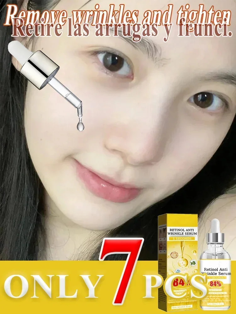 

Retinol Anti-wrinkle Face Serum Collagen Hyaluronic Acid Forehead Fine Lines Lifting Glowing Anti-aging Serum Facial Skin Care