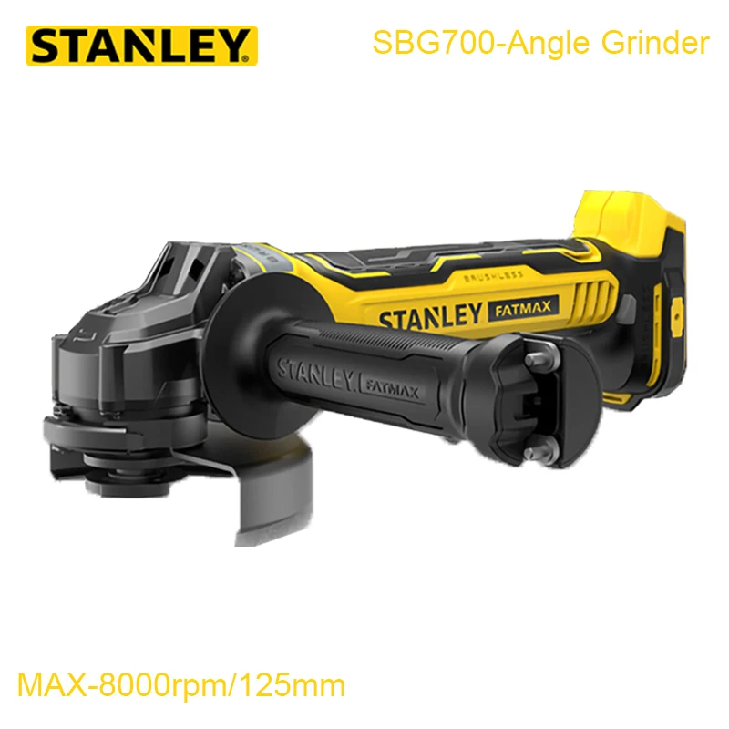 

Stanley Cordless Angle Grinder SBG700 20V Fatmax V20 125mm 8000 RPM Electric Grinding Machine Power Tools