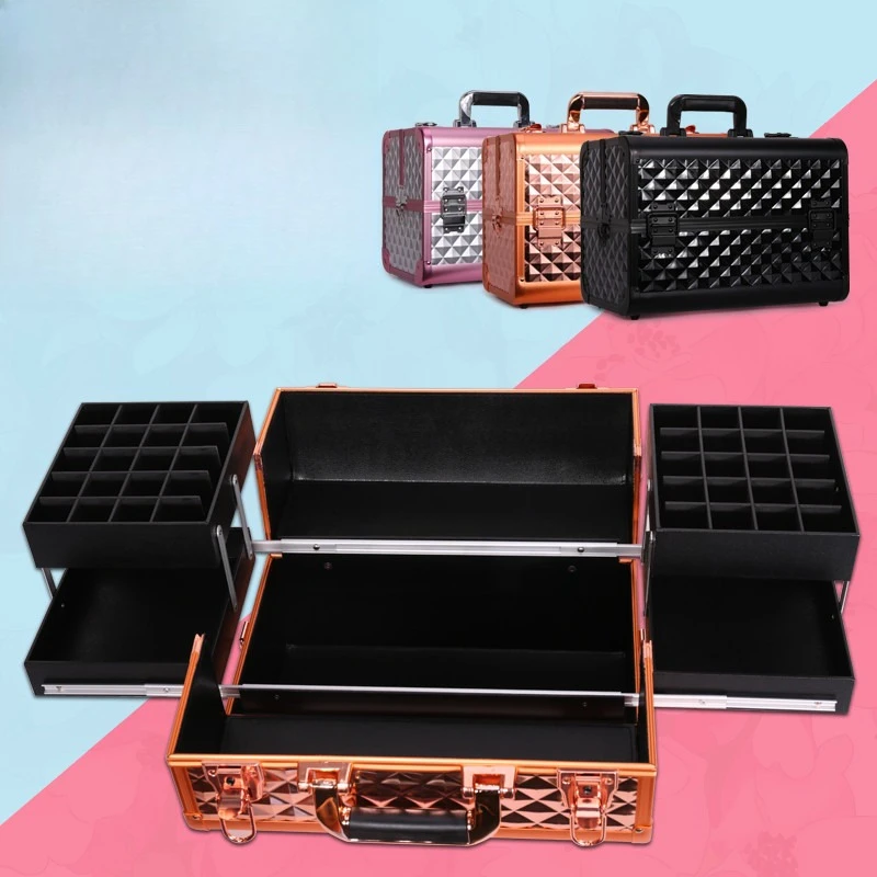 

Портативный косметический кейс, набор для тату-макияжа, профессиональный набор для визажиста, инструменты, кейс для косметики