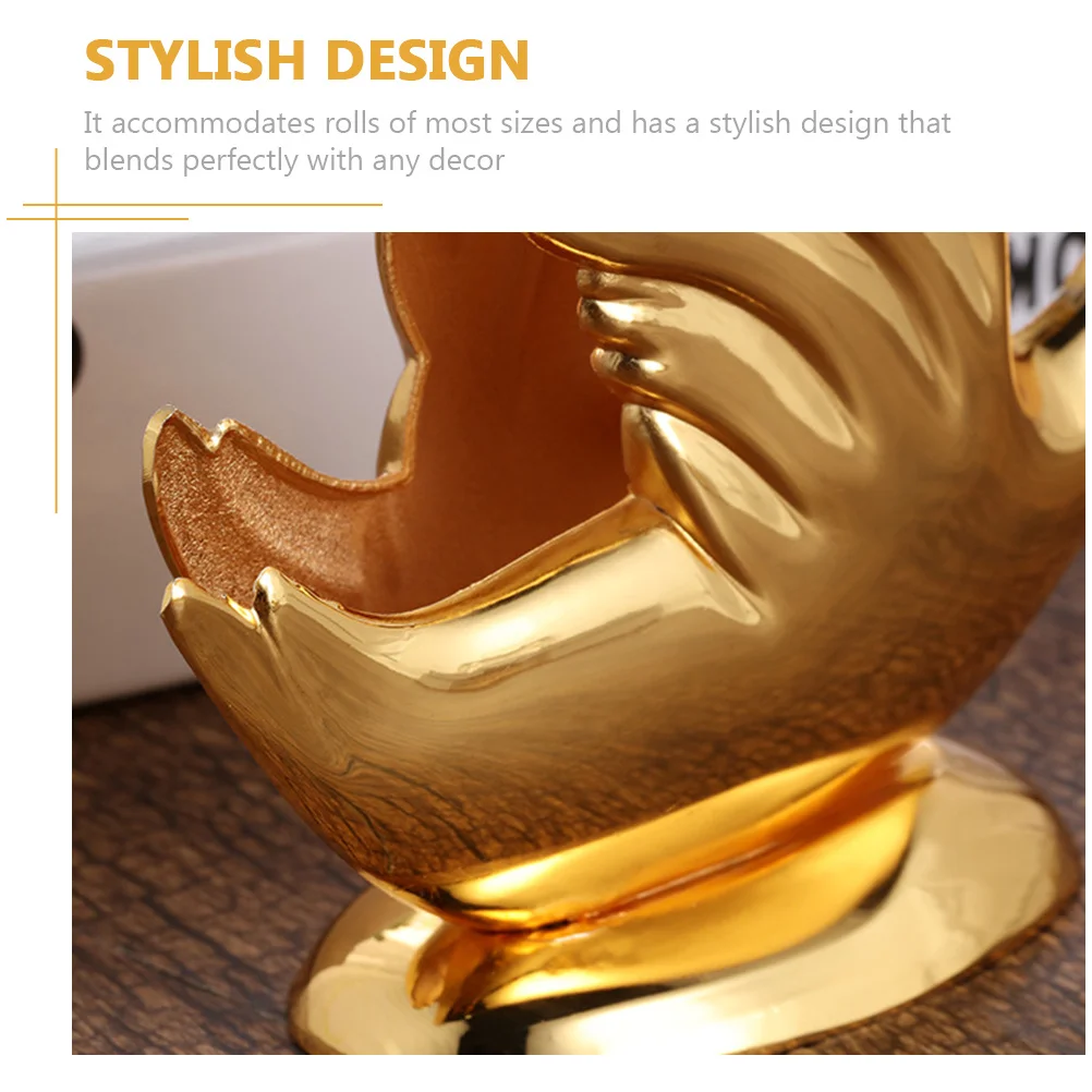 

Swan Tissue Holder Vintage Napkin Unique Guest Holders Fashion Desktop Decoration for Tables Iron