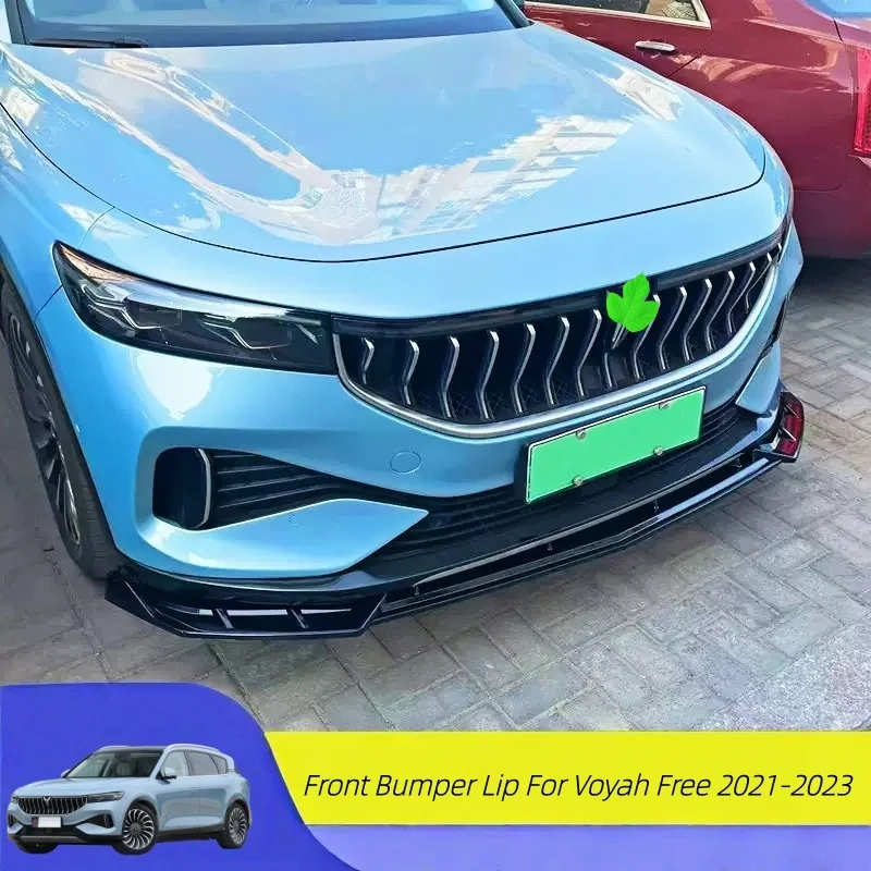 For 2021-2023 Voyah Free High Quality Sports Modification Accessory Front Bumper Split Lip Body Kit Spoiler Diffuser Deflector