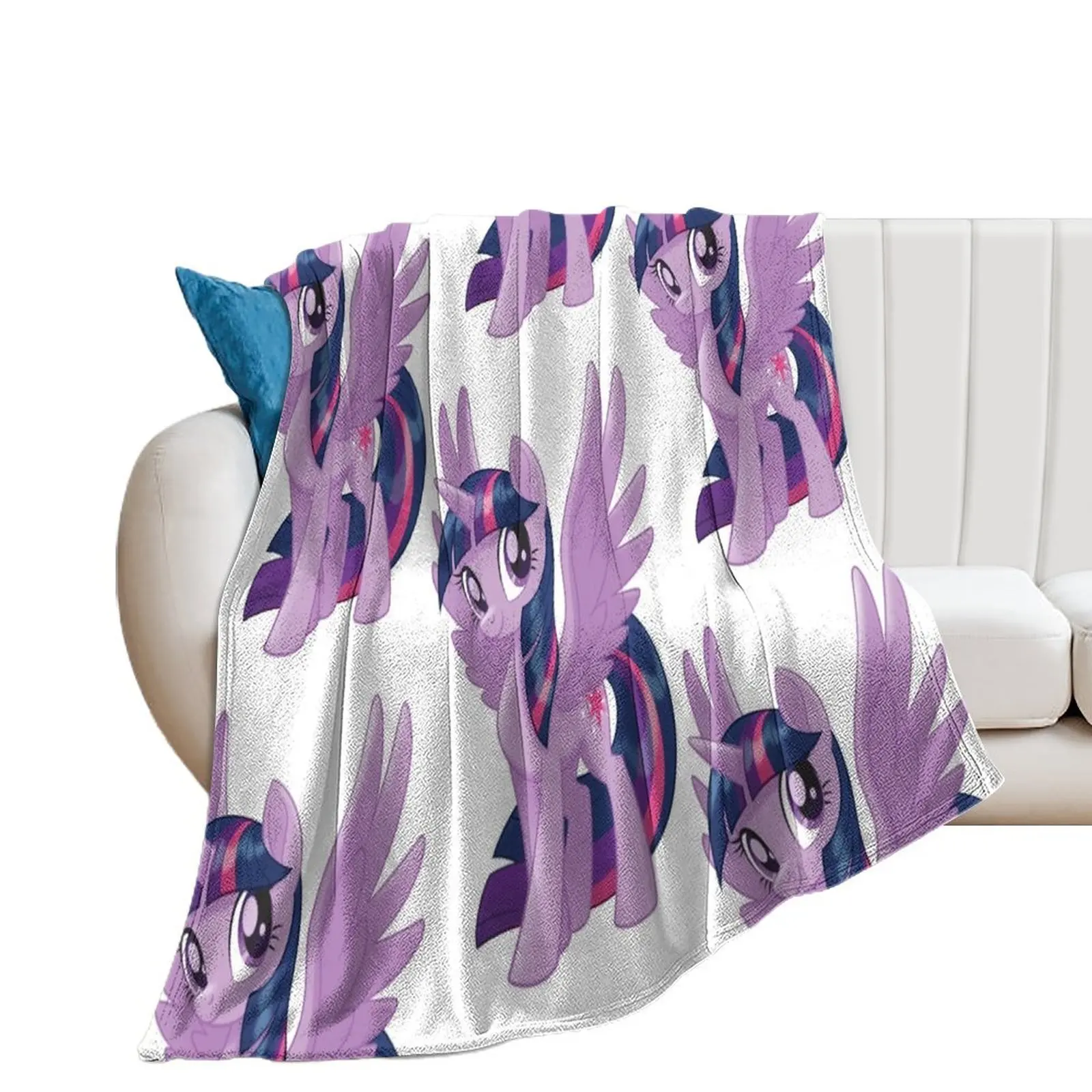 

Twilight Sparkle Throw Blanket decorative Sofa Throw Tourist Decorative Beds Blankets
