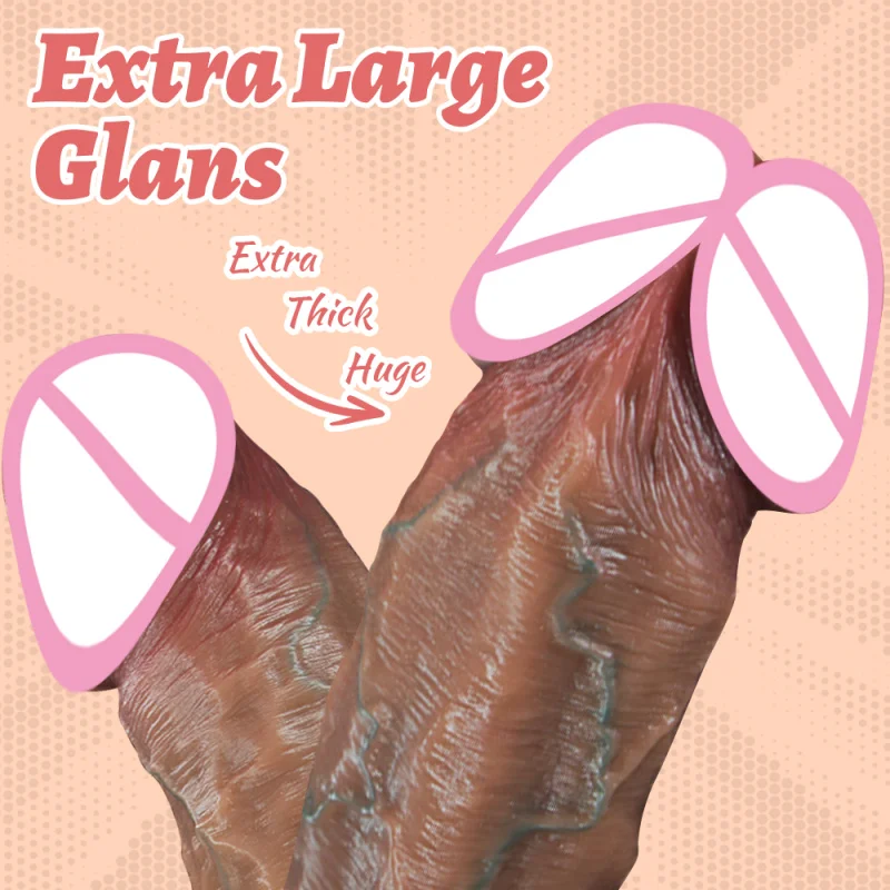Glans Dildos Anal Vagina Play Huge Dildo G-spot Stimulate Giant Penis Butt Plug Sex Toys for Women Men Beginner view 4