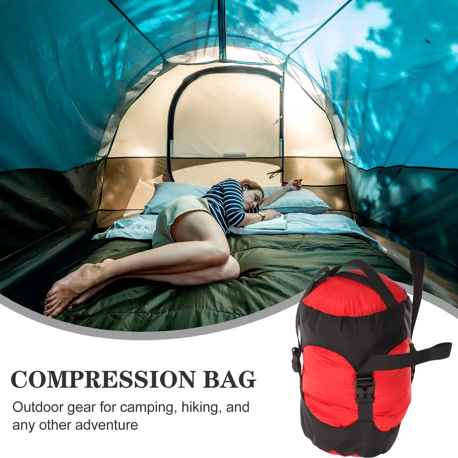 

Hiking Stuff Sack Travel Large Compression Bag Camping Sleep Holder Backpacking Bags