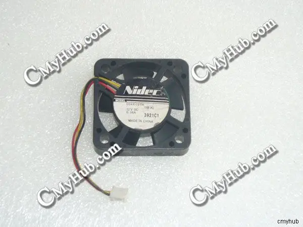 For Nidec D04X-12TH 11B(K) DC12V 0.06A 4010 4CM 40MM 40X40X10MM 3pin Cooling Fan D04X-12TH 11B(K)