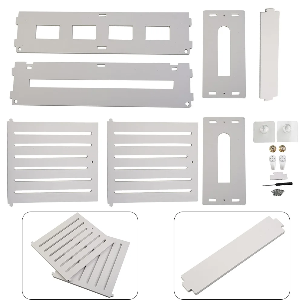 Wall Mounted Wireless Router Rack Living Room Wall-Mounted WiFi Storage Box Wall Decoration Cable Power Bracket Organizer Box