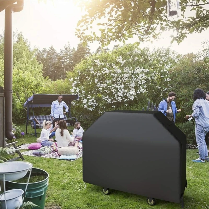 12PD Waterproofs Grill Cover Outdoor Barbecue Cover Dustproof BBQ Protective Case