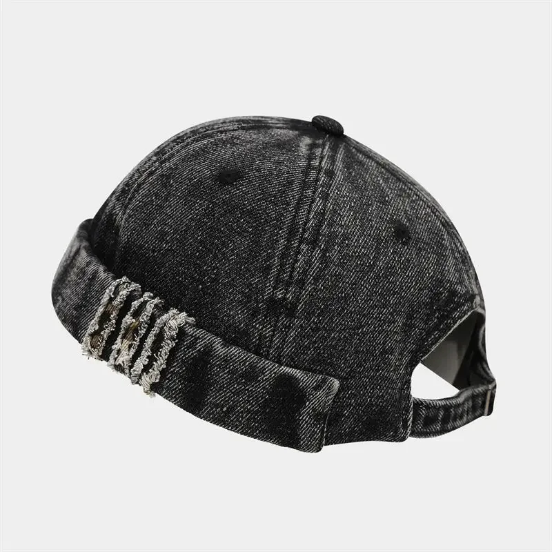 Spring and Autumn Cotton Print Docker Cap Brimless Hat Beanie Hats Landlord Sailor Cap Men and Women 226